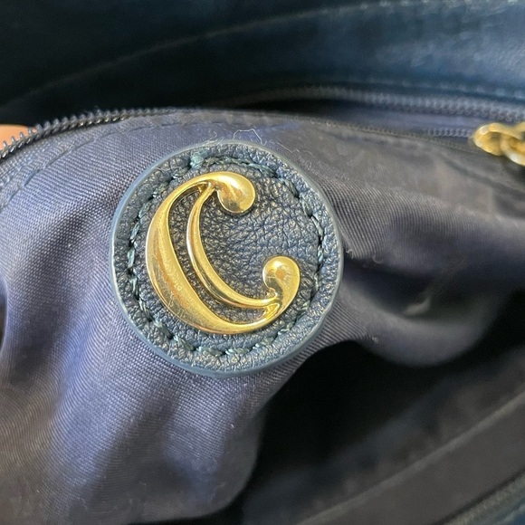 Charming Charlie Dark Blue/Navy Handbag/Crossbody Purse Vegan Leather - Picture 5 of 8